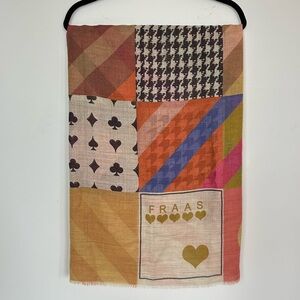 Fraas Multicolor Patchwork Scarf